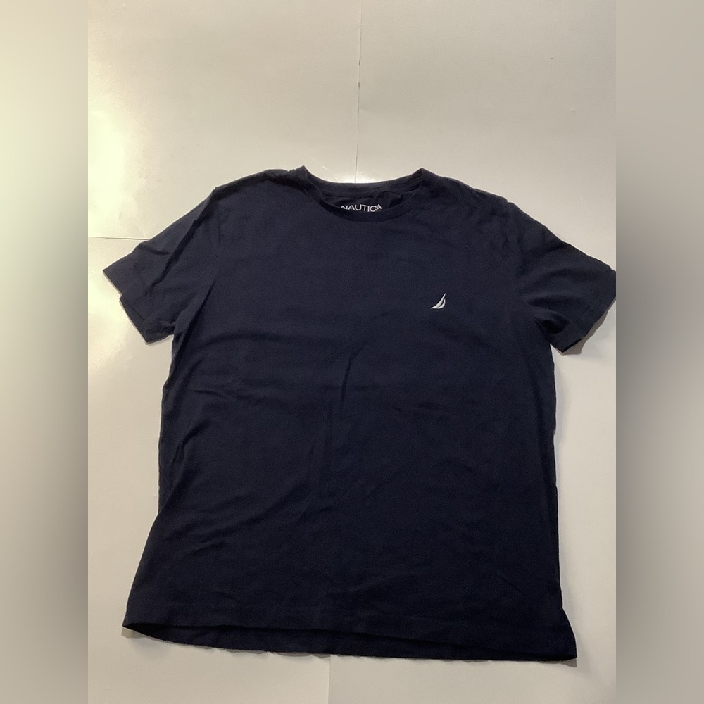 Nautica Men's Dark Blue Short Sleeve Tee